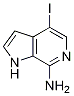 Structure of 1H-Pyrrolo[2,3-c]pyridin-7-aMine, 4-iodo-