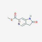 Methyl 2-oxo-1,3-dihydropyrrolo[3,2-c]pyridine-6-carboxylate结构式
