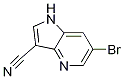 Structure of 6-broMo-1H-pyrrolo[3,2-b]pyridine-3-carbonitrile