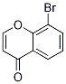 Structure of 4H-1-Benzopyran-4-one, 8-broMo-