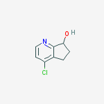 Structure of 4-Chloro-6,7-dihydro-5H-cyclopenta-pyridin-7-OL