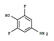 4-氨基-2,6-二氟苯酚结构式