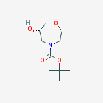 Structure of (S)-4-Boc-6-hydroxy-[1,4]oxazepane