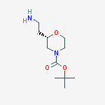 Structure of Tert-butyl (2s)-2-(2-aminoethyl)morpholine-4-carboxylate