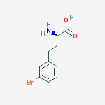 Benzenebutanoic acid, a-amino-3-bromo-, (R)-结构式