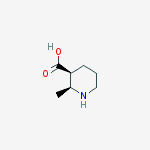 Structure of 2S,3S-2-Methyl-piperidine-3-carboxylic acid