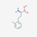 Structure of Benzenebutanoic acid, a-amino-2-methyl-, (S)-