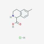 Structure of 6-Methyl-1,2,3,4-tetrahydro-isoquinoline-1-carboxylic acid hydrochloride