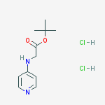 Structure of Pyridin-4-yl-glycine tert-butyl ester dihydrochloride