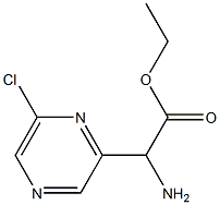 Structure of ETHYL 2-AMINO-2-(6-CHLOROPYRAZIN-2-YL)ACETATE