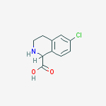Structure of 6-CHLORO-1,2,3,4-TETRAHYDRO-ISOQUINOLINE-1-CARBOXYLIC ACID