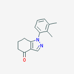 Structure of 1-(2,3-dimethylphenyl)-6,7-dihydro-5h-indazol-4-one