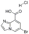 Structure of 6-Bromoimidazo[1,2-a]pyridine-8-carboxylic acid hydrochloride