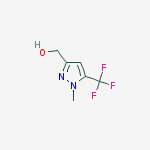 (1-Methyl-5-(trifluoromethyl)-1H-pyrazol-3-yl)methanol结构式