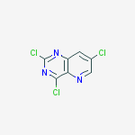 2,4,7-trichloropyrido[3,2-d]pyrimidine结构式