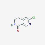6-chloro-3,4-dihydro-2h-2,7-naphthyridin-1-one结构式