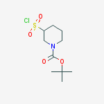 Structure of Tert-butyl 3-chlorosulfonylpiperidine-1-carboxylate