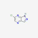 Structure of 6-Chloro-1H-pyrazolo[3,4-b]pyrazine