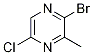 Structure of 2-broMo-5-chloro-3-Methylpyrazine