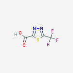Structure of 5-(trifluoromethyl)-1,3,4-thiadiazole-2-carboxylic Acid