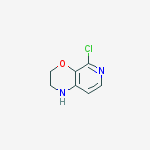 5-chloro-2,3-dihydro-1h-pyrido[3,4-b][1,4]oxazine结构式