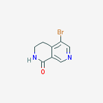 5-bromo-3,4-dihydro-2,7-naphthyridin-1(2H)-one结构式