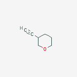 Structure of 3-ethynyltetrahydro-2H-pyran