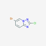 Structure of 6-bromo-2-chloro-[1,2,4]triazolo[1,5-a]pyridine