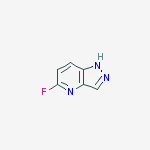 Structure of 1H-Pyrrolo[3,2-c]pyridine, 4-(3-fluoro-4-piperidinyl)-