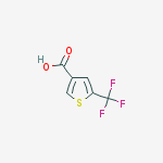 Structure of 5-(trifluoromethyl)thiophene-3-carboxylic acid