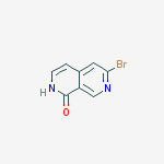 Structure of 6-BroMo-2,7-naphthyridin-1(2H)-one