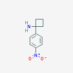 Structure of 1-(4-nitrophenyl)cyclobutan-1-amine