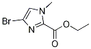 Structure of Ethyl 4-bromo-1-methylimidazole-2-carboxylate