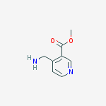 Structure of methyl 4-(amimethyl)nicotinate