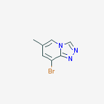 8-Bromo-6-methyl-[1,2,4]triazolo[4,3-a]pyridine结构式