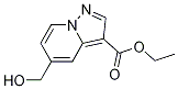 Structure of Pyrazolo[1,5-a]pyridine-3-carboxylic acid, 5-(hydroxyMethyl)-, ethyl ester