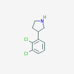 Structure of 3-(2,3-Dichlorophenyl)pyrrolidine