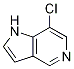 Structure of 1H-Pyrrolo[3,2-c]pyridine, 7-chloro-