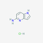 Structure of 1H-Pyrrolo[3,2-b]pyridin-5-aMine hydrochloride