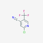 Structure of 2-Chloro-5-(trifluoroMethyl)pyridine-4-carbonitrile