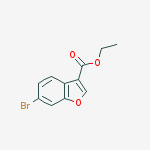 Structure of ethyl 6-bromo-1-benzofuran-3-carboxylate