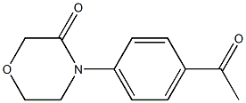 Structure of 4-(4-Acetylphenyl)Morpholin-3-One