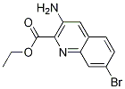 Structure of Ethyl 3-amino-7-bromoquinoline-2-carboxylate
