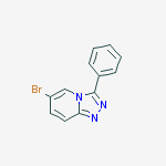 6-Bromo-3-phenyl-[1,2,4]triazolo[4,3-a]pyridine结构式