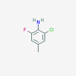 2-chloro-6-fluoro-4-methylbenzenamine结构式
