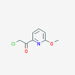 Structure of 2-chloro-1-(6-methoxypyridin-2-yl)ethanone