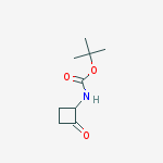 Structure of tert-butyl 2-oxocyclobutylcarbamate