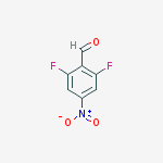 Structure of 2,6-difluoro-4-nitrobenzaldehyde