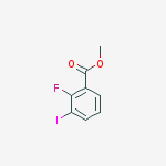 Structure of methyl 2-fluoro-3-iodobenzoate
