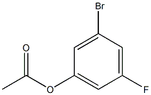 Structure of 3-BroMo-5-fluorophenyl acetate